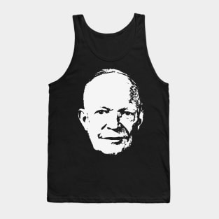 Dwight D. Eisenhower Minimalistic Pop Art Tank Top